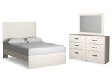 Stelsie Full Panel Bedroom Set with Dresser and Mirror - Ornate Home