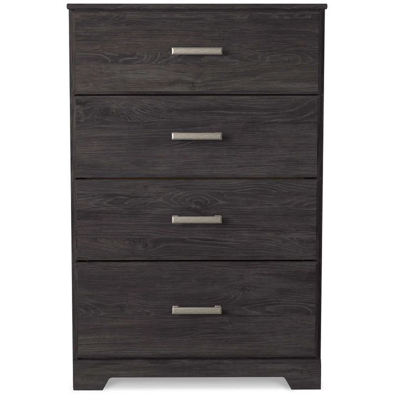 Belachime Black Chest of Drawers