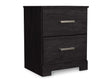 Belachime Black Nightstand - Ornate Home