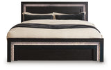 Brizmore Black King Panel Bed (Online Special Price)