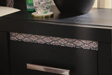 Brizmore Black Two Drawer Nightstand