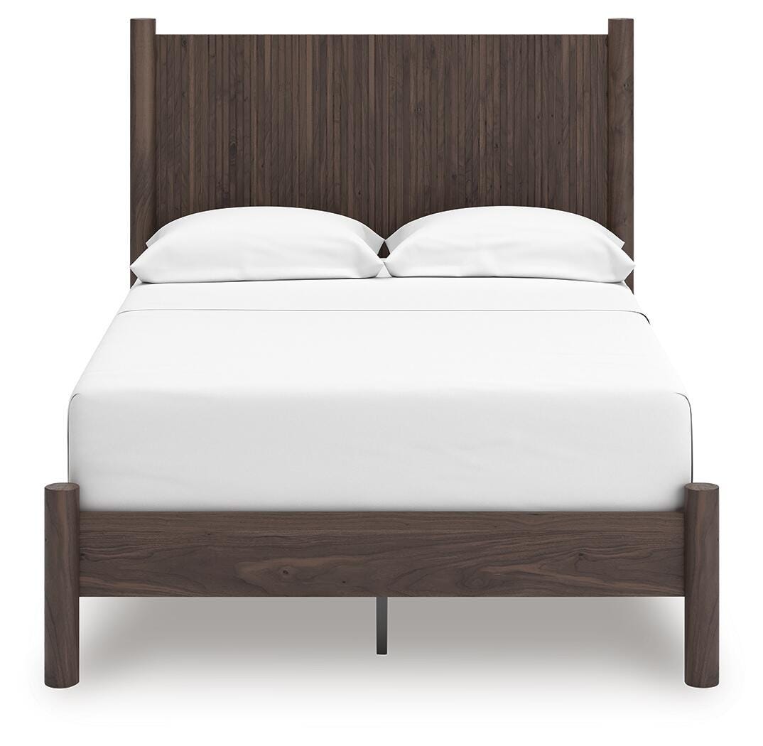 Cadmori Brown Full Panel Platform Bed