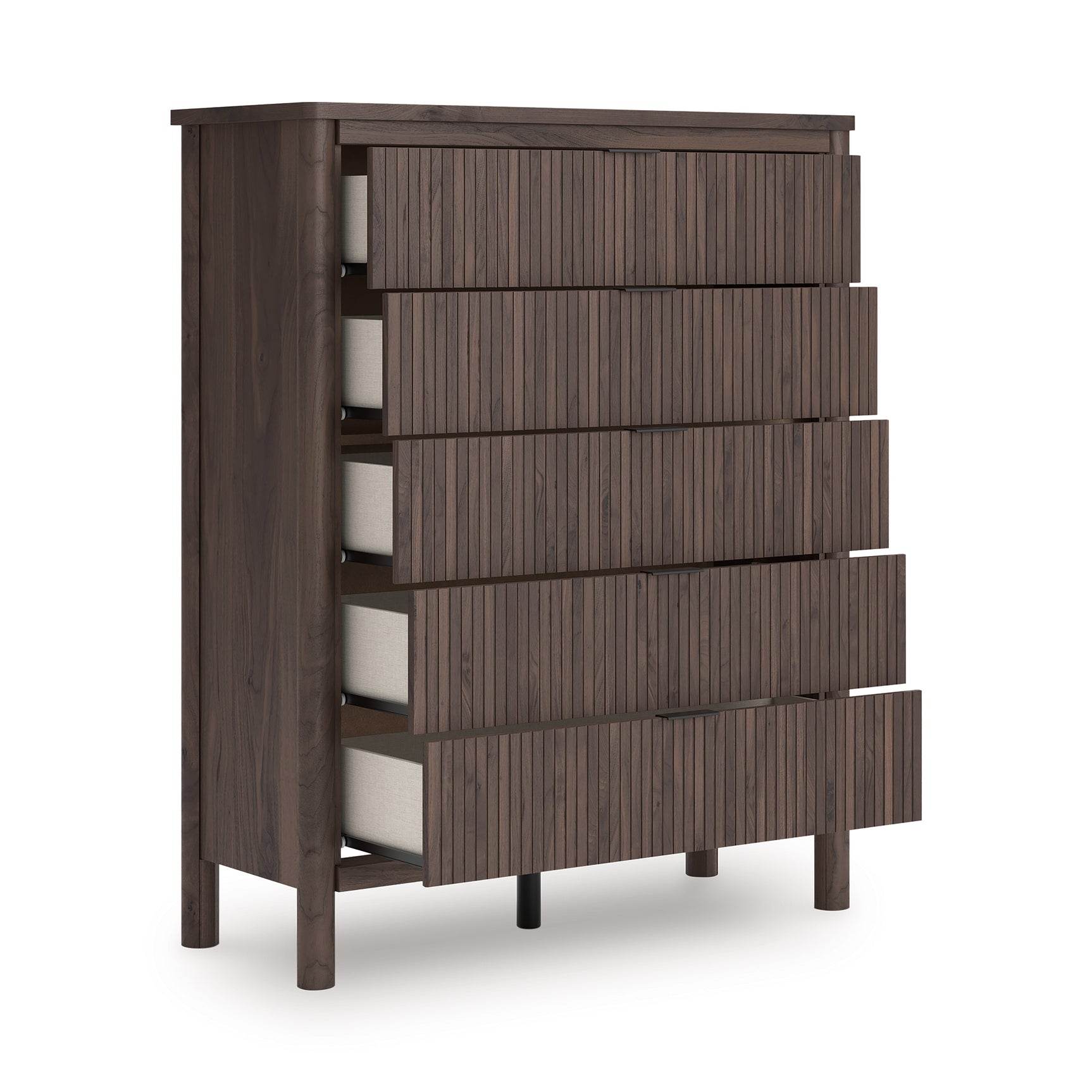 Cadmori Brown Wide Chest of Drawers (Online Special Price)