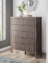 Cadmori Brown Wide Chest of Drawers