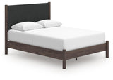 Pamytta Brown Queen Panel Bed, Dresser, Mirror and Nightstand