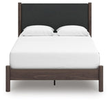 Pamytta Brown Queen Panel Bed, Dresser, Mirror and Nightstand