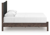 Pamytta Brown Queen Panel Bed, Dresser, Mirror and Nightstand