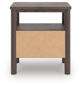 Pamytta Brown Queen Panel Bed, Dresser, Mirror and Nightstand