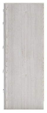Altyra White Full Panel Bed, Dresser, Chest and 2 Nightstands
