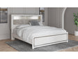 Altyra White King Panel Bookcase Bed - Ornate Home