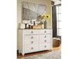 Willowton Whitewash Dresser - Ornate Home