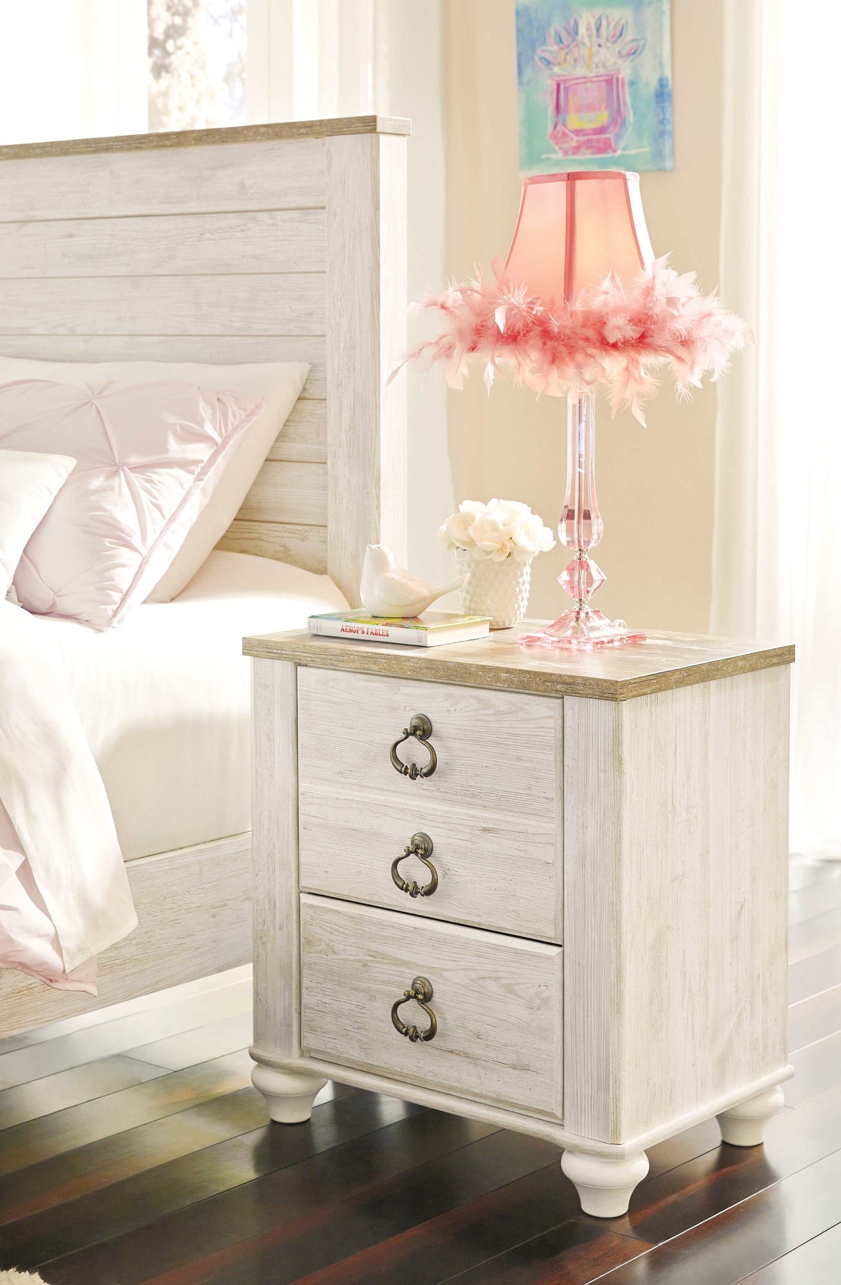 Willowton Nightstand - Ornate Home