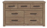 Garistyn Light Brown Dresser (Online Special Price)