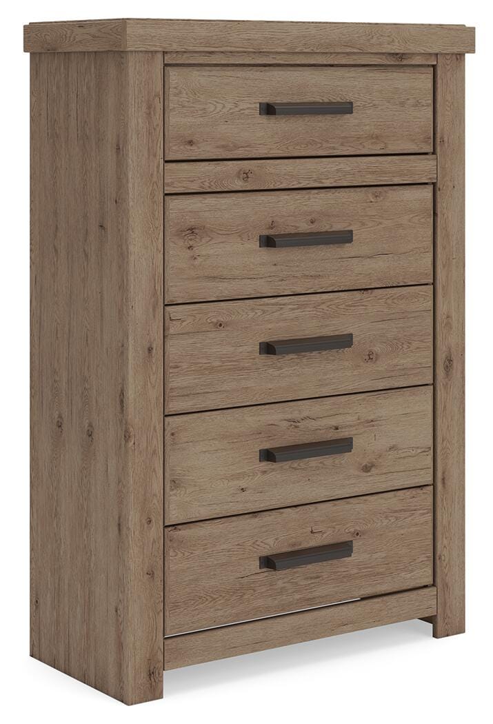 Garistyn Light Brown Chest of Drawers (Online Special Price)
