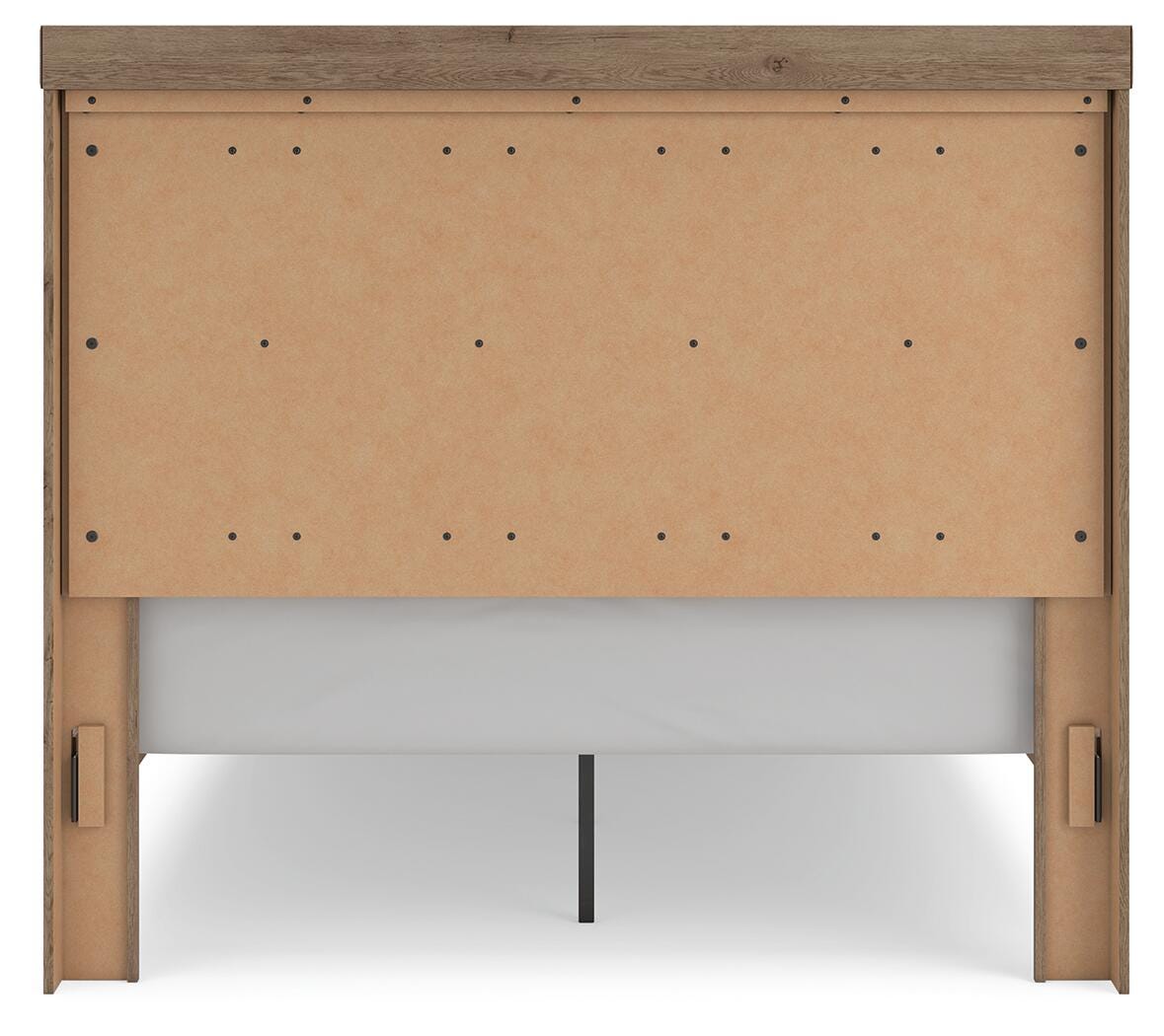 Garistyn Light Brown Queen Panel Storage Bed