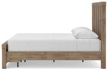 Garistyn Light Brown Queen Panel Storage Bed (Online Special Price)
