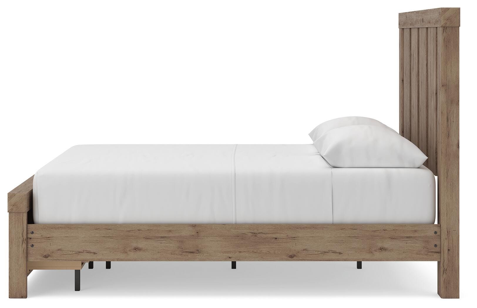 Garistyn Light Brown Queen Panel Storage Bed (Online Special Price)