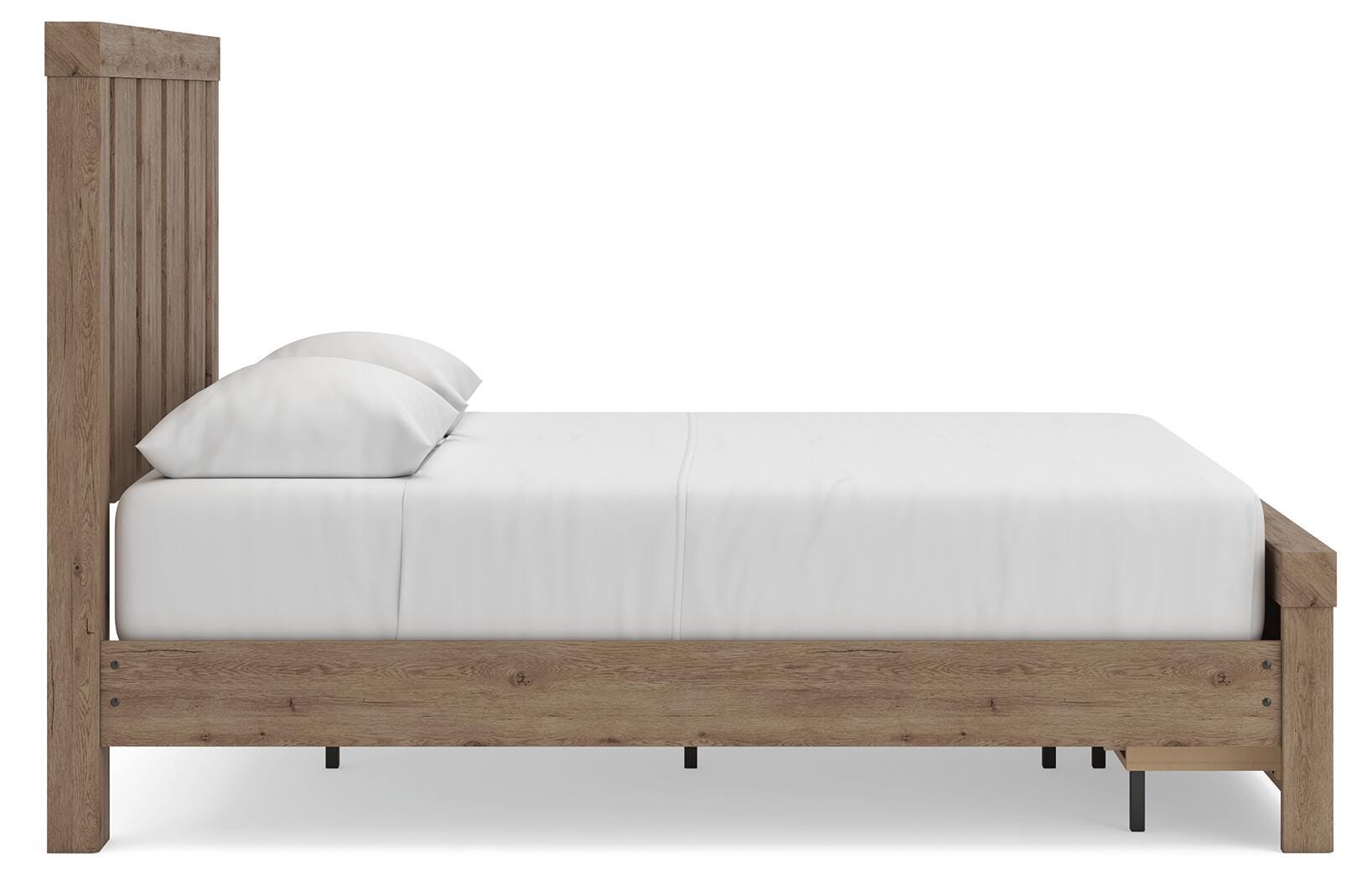 Garistyn Light Brown Queen Panel Storage Bed (Online Special Price)
