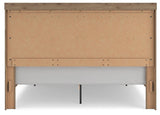 Garistyn Light Brown King Panel Storage Bed (Online Special Price)