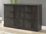 Shaehartin Dark Brown Six Drawer Dresser