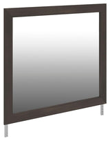 Shaehartin Dark Brown Bedroom Mirror