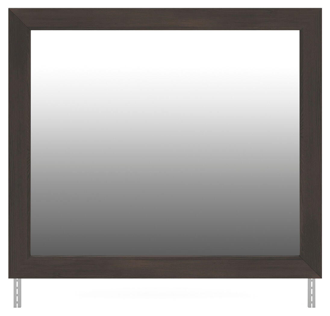 Shaehartin Dark Brown Bedroom Mirror