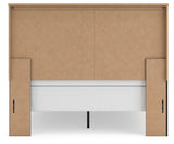 Shaehartin Dark Brown Queen Panel Bed