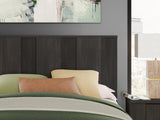 Shaehartin Dark Brown Queen Panel Bed