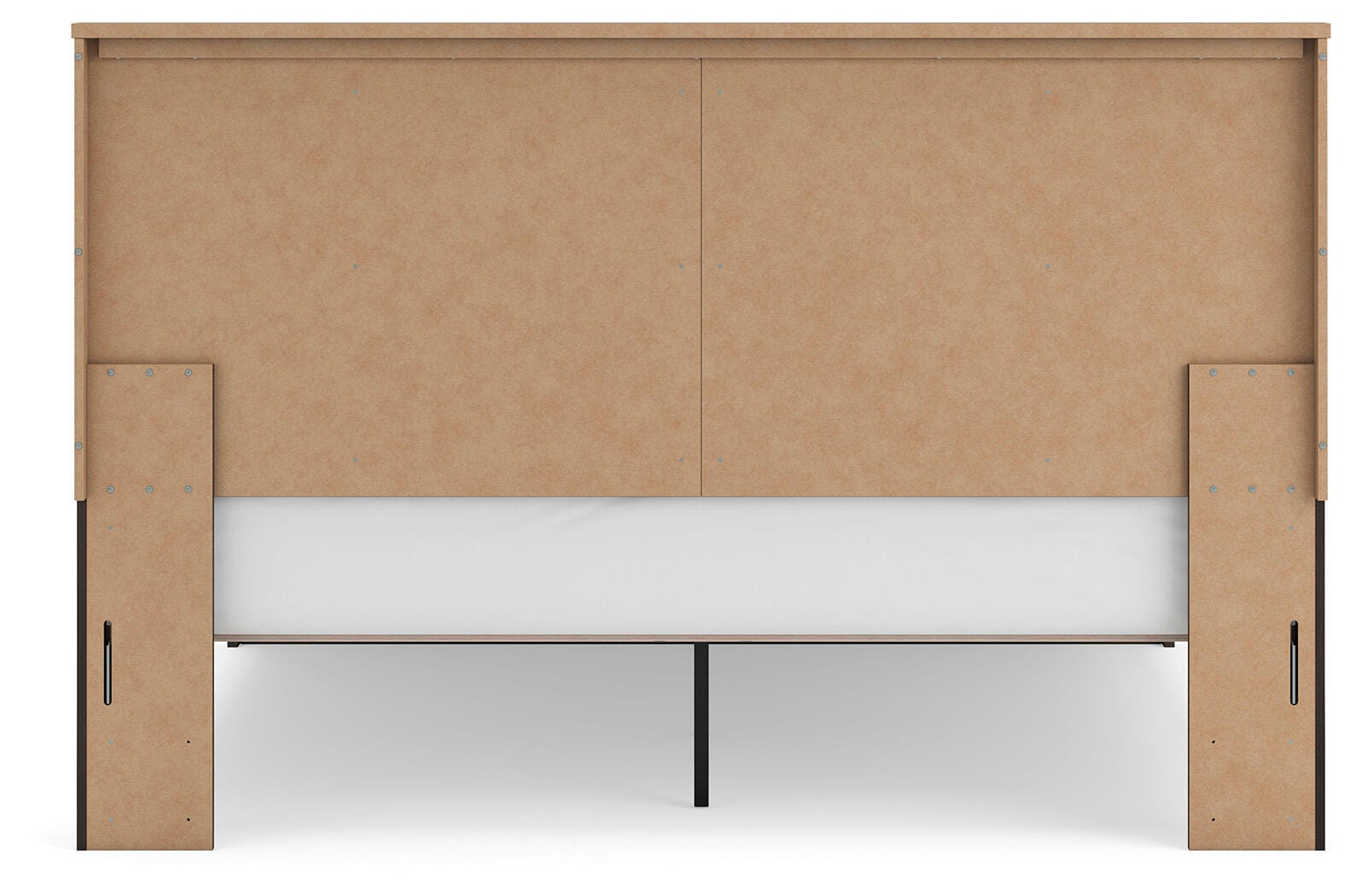 Shaehartin Dark Brown King Panel Platform Bed (Online Special Price)