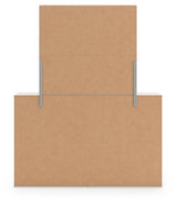 Zuraleus White King Upholstered Panel Bed, Dresser, Mirror and Nightstand (Online Special Price)
