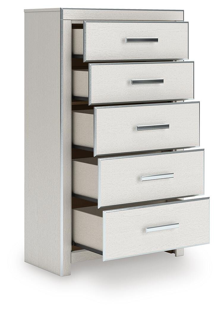 Birmonton White Chest of Drawers