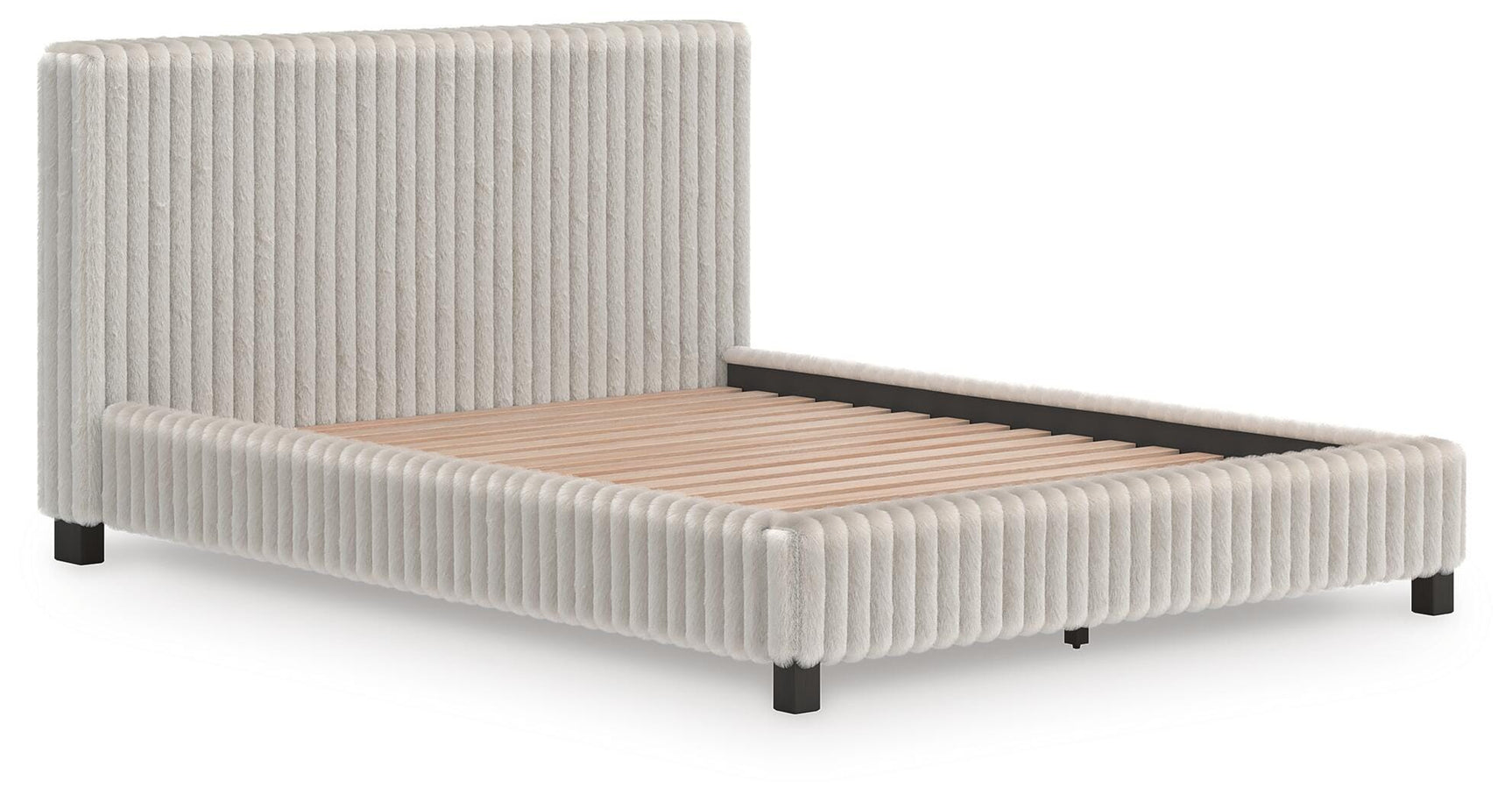 Birmonton White King Upholstered Bed