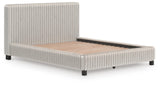 Birmonton White California King Upholstered Bed