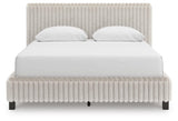 Birmonton White Queen Upholstered Bed