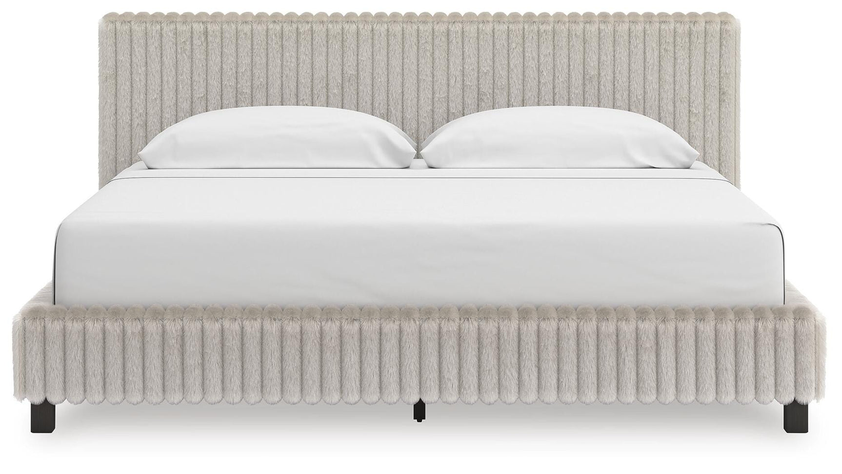 Birmonton White California King Upholstered Bed