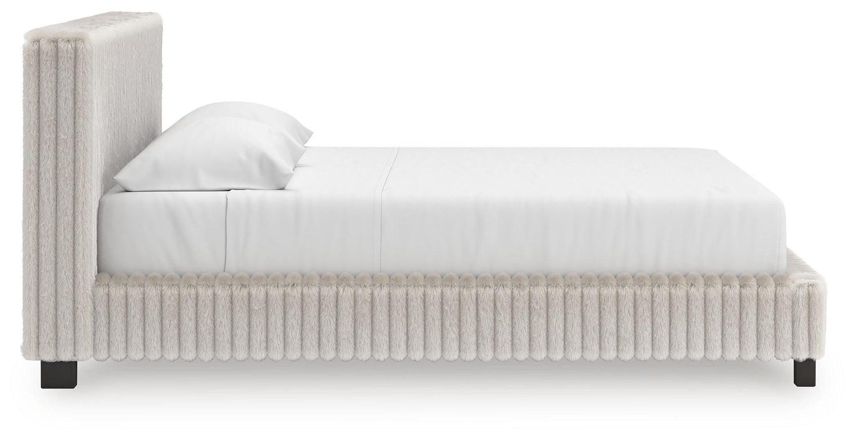 Birmonton White King Upholstered Bed