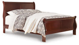 Alisdair Reddish Brown Queen Sleigh Bed, Chest and Nightstand (Online Special Price)