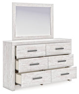 Cayboni Whitewash Dresser, Mirror and Nightstand (Online Special Price)