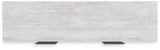 Cayboni Whitewash King Panel Bed, Dresser and Nightstand