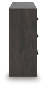 Prendonea Charcoal Dresser and Nightstand