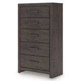 Prendonea Charcoal King Panel Bedroom Set