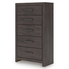 Prendonea Charcoal King Panel Bedroom Set