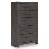 Prendonea Charcoal King Panel Bedroom Set