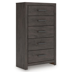 Prendonea Charcoal King Panel Bedroom Set