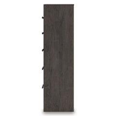 Prendonea Charcoal King Panel Bedroom Set