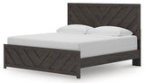 Prendonea Charcoal King Panel Bed, Dresser and Nightstand (Online Special Price)