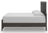 Prendonea Charcoal King Panel Bed, Dresser and Nightstand (Online Special Price)