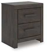 Prendonea Charcoal King Panel Bed, Dresser and Nightstand (Online Special Price)