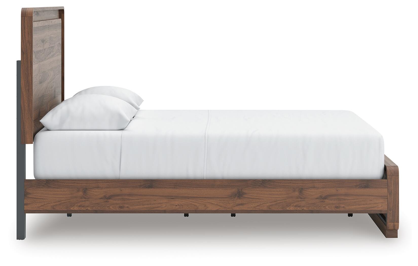 Hollinaze Walnut Brown Queen Panel Bed (Online Special Price)