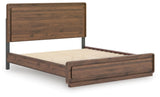 Hollinaze Walnut Brown California King Panel Bed